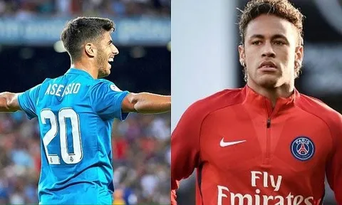 Neymar hay Asensio, ai xứng đáng là cầu thủ hay nhất tháng 8?