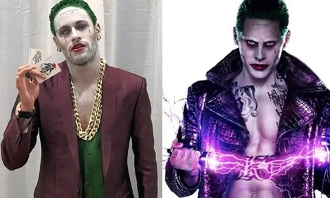 Neymar hóa trang thành ác nhân Joker mừng Halloween