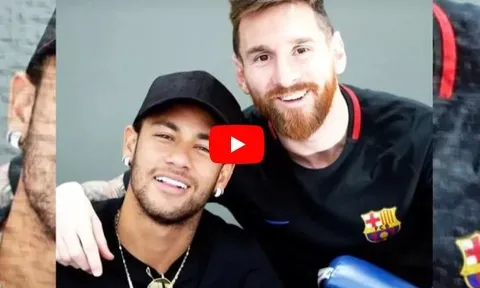 Neymar lại trở về Barca, thăm Messi và Suarez