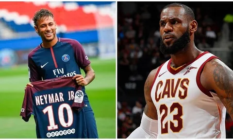 Neymar –  LeBron James hay Hoàng đế của thế giới bóng đá