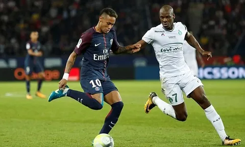 Neymar 'tịt ngòi', PSG vẫn giành thắng lợi đậm đà trước Saint-Etienne