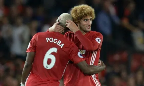 Ngay cả Mourinho cũng bó tay với Pogba và Fellaini