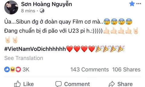 Nghệ sỹ Việt không thể ngồi yên với chiến thắng lịch sử của Olympic Việt Nam