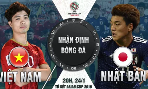 20h00 ngày 24/01, ĐT Việt Nam vs ĐT Nhật Bản: Khuất phục chiến binh “Samurai xanh”