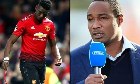 Nhận thẻ đỏ, Pogba bị huyền thoại Man Utd mắng "ngu ngốc"