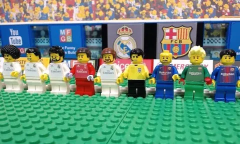 Nhìn lại trận El Clasico theo phong cách Lego