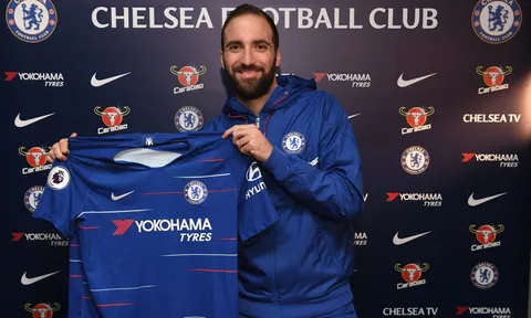 Những con số xung quanh 'bom tấn' Higuain của Chelsea