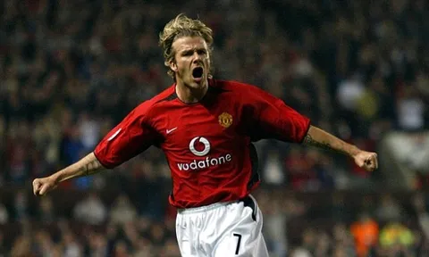 Những cú sút phạt thành thương hiệu của Beckham tại M.U