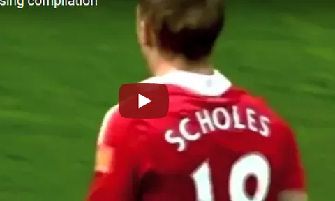 Những đường chuyền trứ danh của Paul Scholes