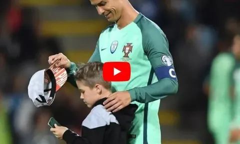 Những khoảnh khắc rất đẹp của Cristiano Ronaldo