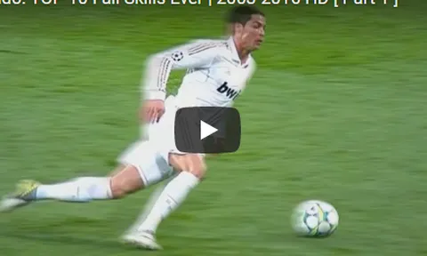 Những kỹ năng lỗi rất buồn cười của Ronaldo