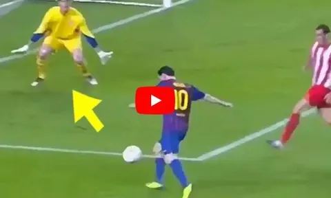 Những lần 'xâu kim' thủ môn của Cristiano Ronaldo và Lionel Messi