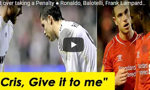 Những tình huống đồng đội cãi vả, tranh nhau đá penalty