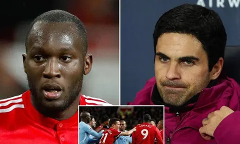 NÓNG: Đã rõ vụ Lukaku ném Arteta bể đầu