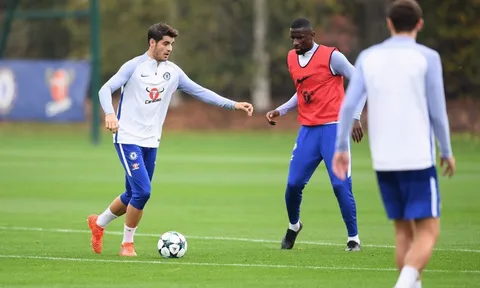 Nóng: Morata đã trở lại tập luyện bình thường