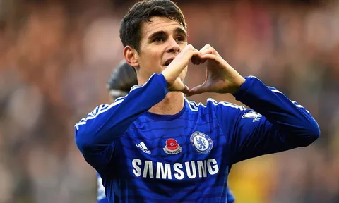 Oscar khi còn tung hoành tại Chelsea