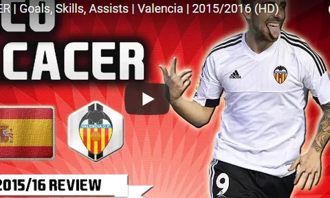 Paco Alcacer từng rất bá đạo trong màu áo Valencia