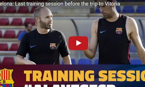 Paulinho bắt đầu hòa nhập với các đồng đội ở Barca