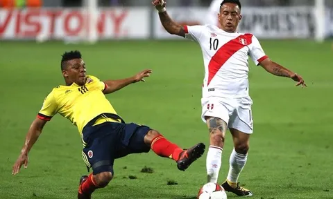 Peru 1-1 Colombia: Tiếp tục mơ