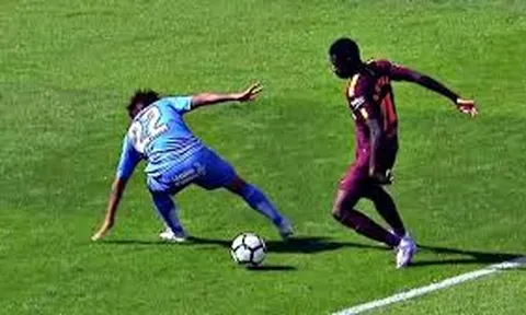 Pha qua người ảo diệu của Dembélé trong trận đấu với Getafe