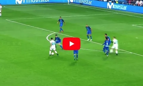 Pha xử lý cực ảo của Dani Ceballos vs CF Fuenlabrada