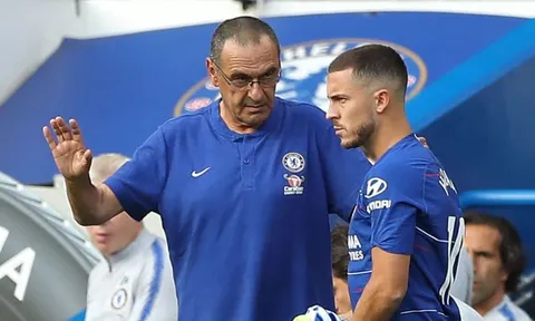 Phải dự bị, Hazard gửi thông điệp cứng rắn đến Sarri
