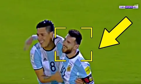 Phản ứng của Lionel Messi khi Argentina đoạt vé dự World Cup