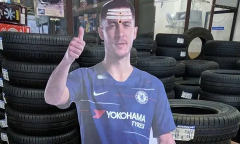 Sốc với tình cảm của người Ấn Độ dành cho Eden Hazard