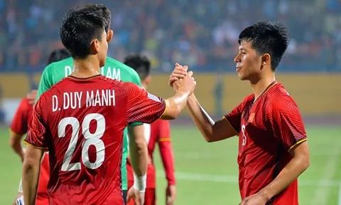 Duy Mạnh - Đình Trọng - Ngọc Hải và lá chắn thép của tuyển Việt Nam