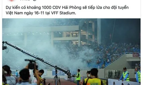 Bức xúc chuyện mua vé, CĐV tính đốt pháo sáng ở sân Mỹ Đình