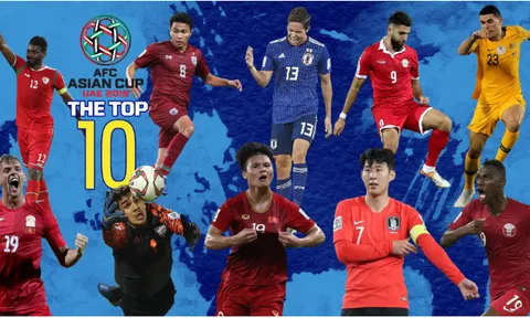 Quang Hải sánh vai Son Heung-min trong top 10 cầu thủ xuất sắc lượt 3 Asian Cup