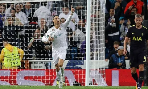 Real Madrid 1-1 Tottenham: 'Penaldo' lại cứu Real