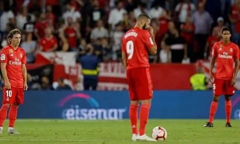 5 điểm nhấn Sevilla 3-0 Real Madrid: Benzema ngựa quen đường cũ, Modric thành 'tệ nhất'