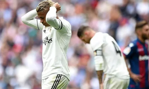 Real Madrid thiết lập kỷ lục buồn sau trận thua trước Levante