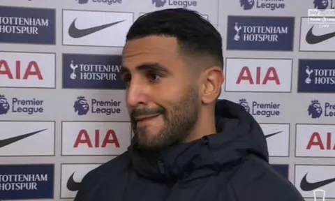 Sau bàn thắng vào lưới Tottenham, Mahrez khiến fan Leicester muốn khóc theo