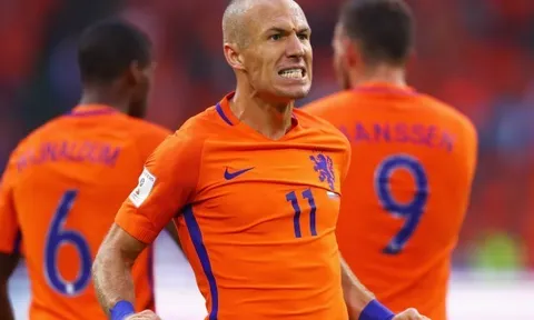Robben cay đắng: 'Hà Lan hết cơ hội dự World Cup'
