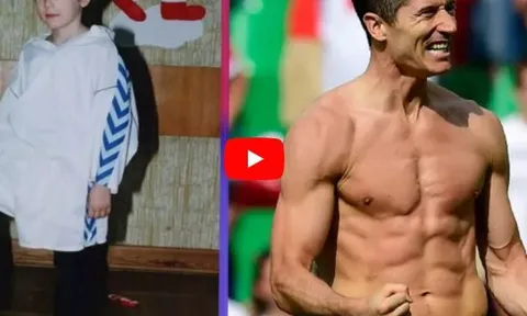 Robert Lewandowski thay đổi như thế nào từ 1 đến 29 tuổi?