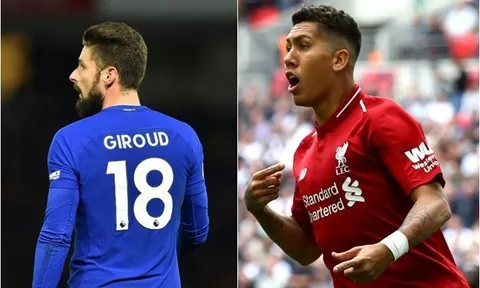 Roberto Firmino và Olivier Giroud định nghĩa lại vị trí tiền đạo