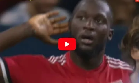 Romelu Lukaku quá đẳng cấp với bàn thắng vào lưới Man City