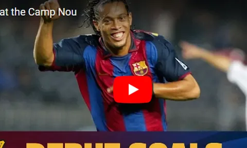 Ronaldinho, Maradona,... và những bàn thắng ra mắt Camp Nou