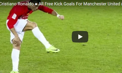 Ronaldo thời còn là 'vua sút phạt'