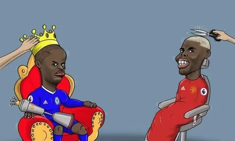 N'Golo Kante và những bức ảnh hài hước 'đỡ không nổi'