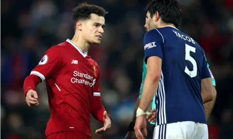 Salah, Coutinho im tiếng, Liverpool chia điểm thất vọng trước West Brom