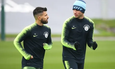 San trẻ Man City tỏ rõ sự ngưỡng mộ sau khi Aguero lập kỉ lục khủng