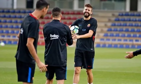 Sao Barca rạng rỡ tập luyện, quyết thắng 9 trận liên tiếp