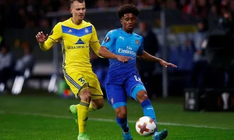 Sao trẻ Reiss Nelson thể hiện ra sao trước BATE Borisov