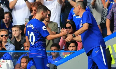 Sarri đau đầu vì tương lai bất định của Hazard