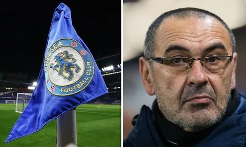 "Sarri không còn là HLV Chelsea mùa tới"
