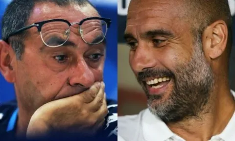 Sarri: 'Tôi không biết cách đánh bại Guardiola, đi mà hỏi người khác!'