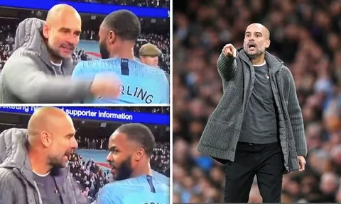 Đây, điều Pep Guardiola đã chỉnh đốn với Sterling sau trận thắng M.U